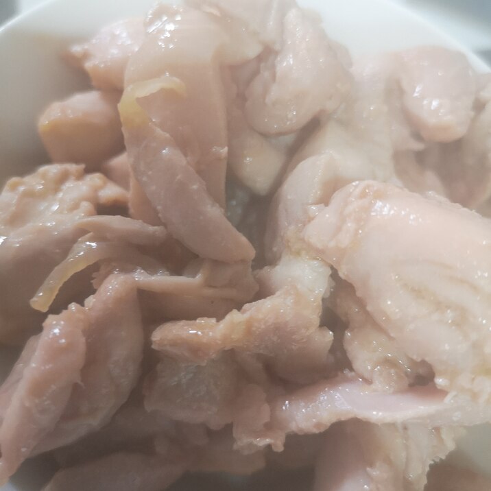 漬け鶏肉炒め